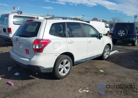 2016 Subaru Forester 2.5I Premium from USA, damaged, VIN JF2SJADC1GH485844